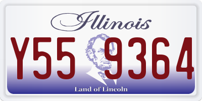 IL license plate Y559364