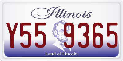 IL license plate Y559365