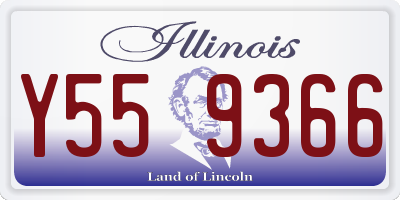 IL license plate Y559366