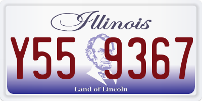 IL license plate Y559367