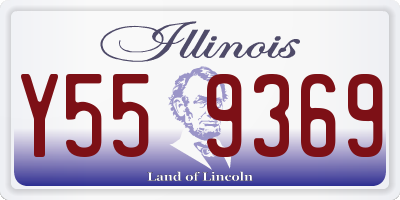 IL license plate Y559369