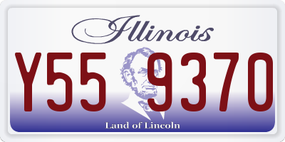 IL license plate Y559370