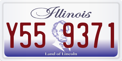 IL license plate Y559371
