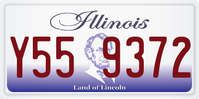 IL license plate Y559372