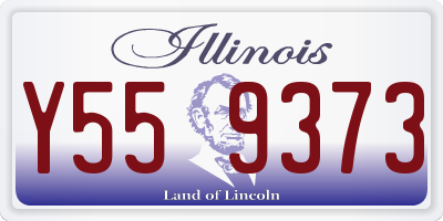 IL license plate Y559373