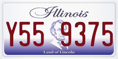 IL license plate Y559375