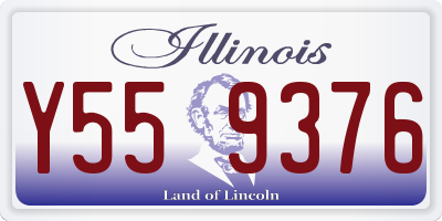 IL license plate Y559376