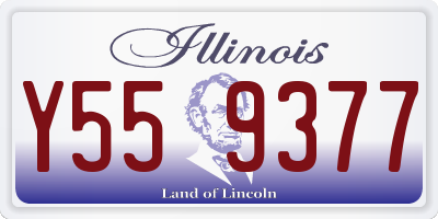 IL license plate Y559377