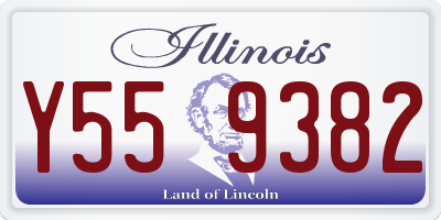 IL license plate Y559382