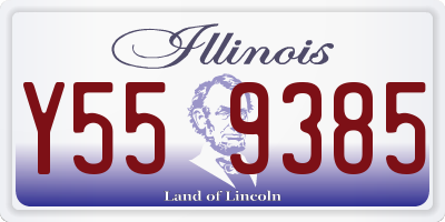 IL license plate Y559385