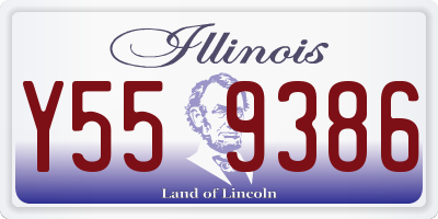 IL license plate Y559386