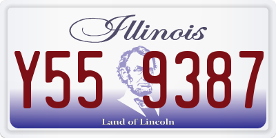 IL license plate Y559387