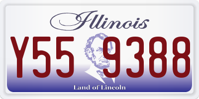 IL license plate Y559388