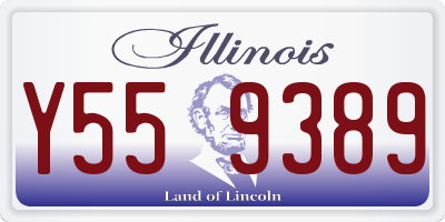 IL license plate Y559389
