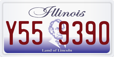 IL license plate Y559390