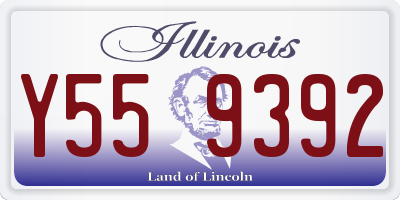 IL license plate Y559392