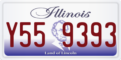 IL license plate Y559393