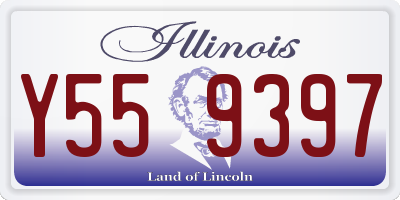 IL license plate Y559397