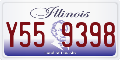 IL license plate Y559398