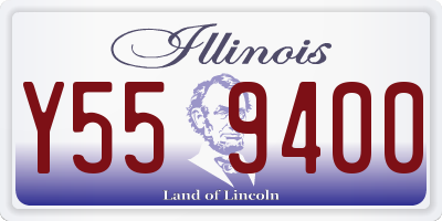 IL license plate Y559400