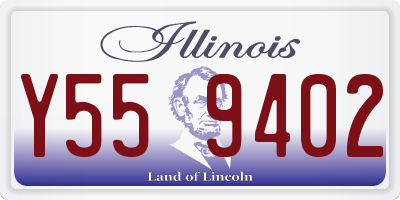 IL license plate Y559402