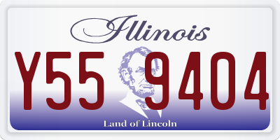 IL license plate Y559404