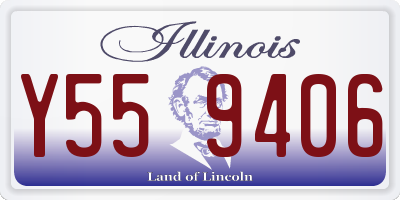 IL license plate Y559406