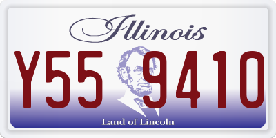 IL license plate Y559410