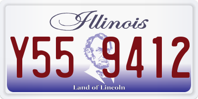 IL license plate Y559412