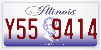 IL license plate Y559414