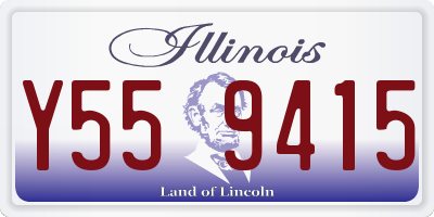 IL license plate Y559415