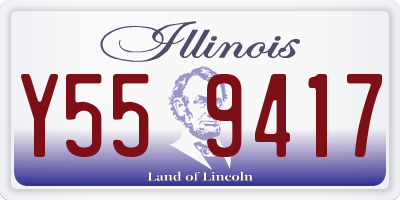 IL license plate Y559417