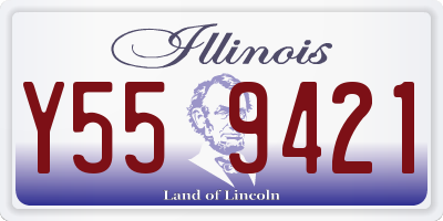 IL license plate Y559421