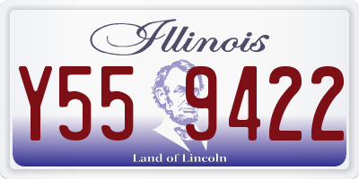 IL license plate Y559422