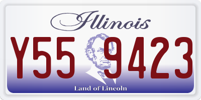 IL license plate Y559423