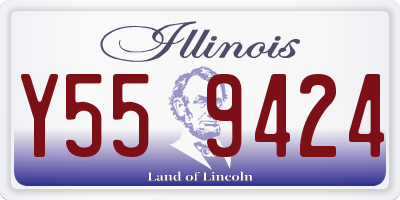 IL license plate Y559424