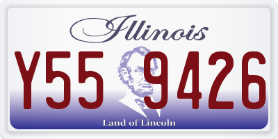 IL license plate Y559426