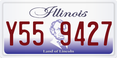 IL license plate Y559427