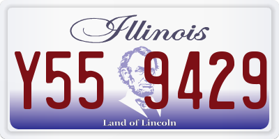 IL license plate Y559429