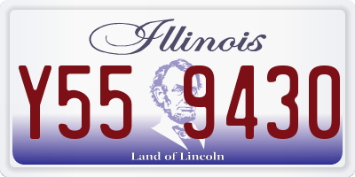 IL license plate Y559430