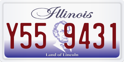 IL license plate Y559431