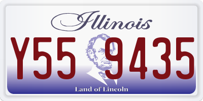 IL license plate Y559435