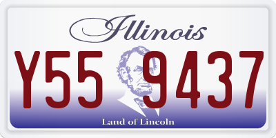 IL license plate Y559437