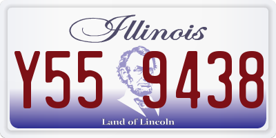 IL license plate Y559438