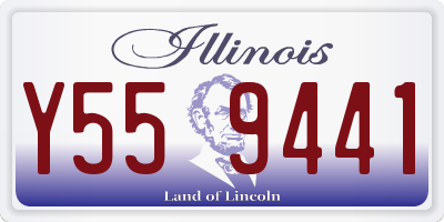 IL license plate Y559441
