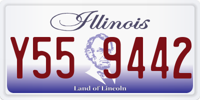IL license plate Y559442