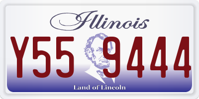 IL license plate Y559444