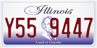 IL license plate Y559447