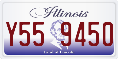 IL license plate Y559450