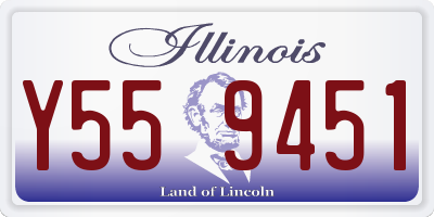 IL license plate Y559451
